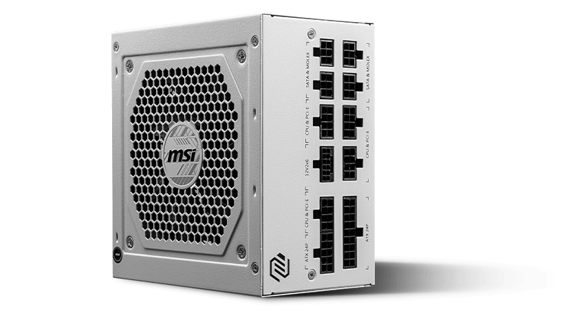 SURSE MSI MAG A850GL PCIE5 850W PSU WHITE "MAG A850GL PCIE5 WHITE"