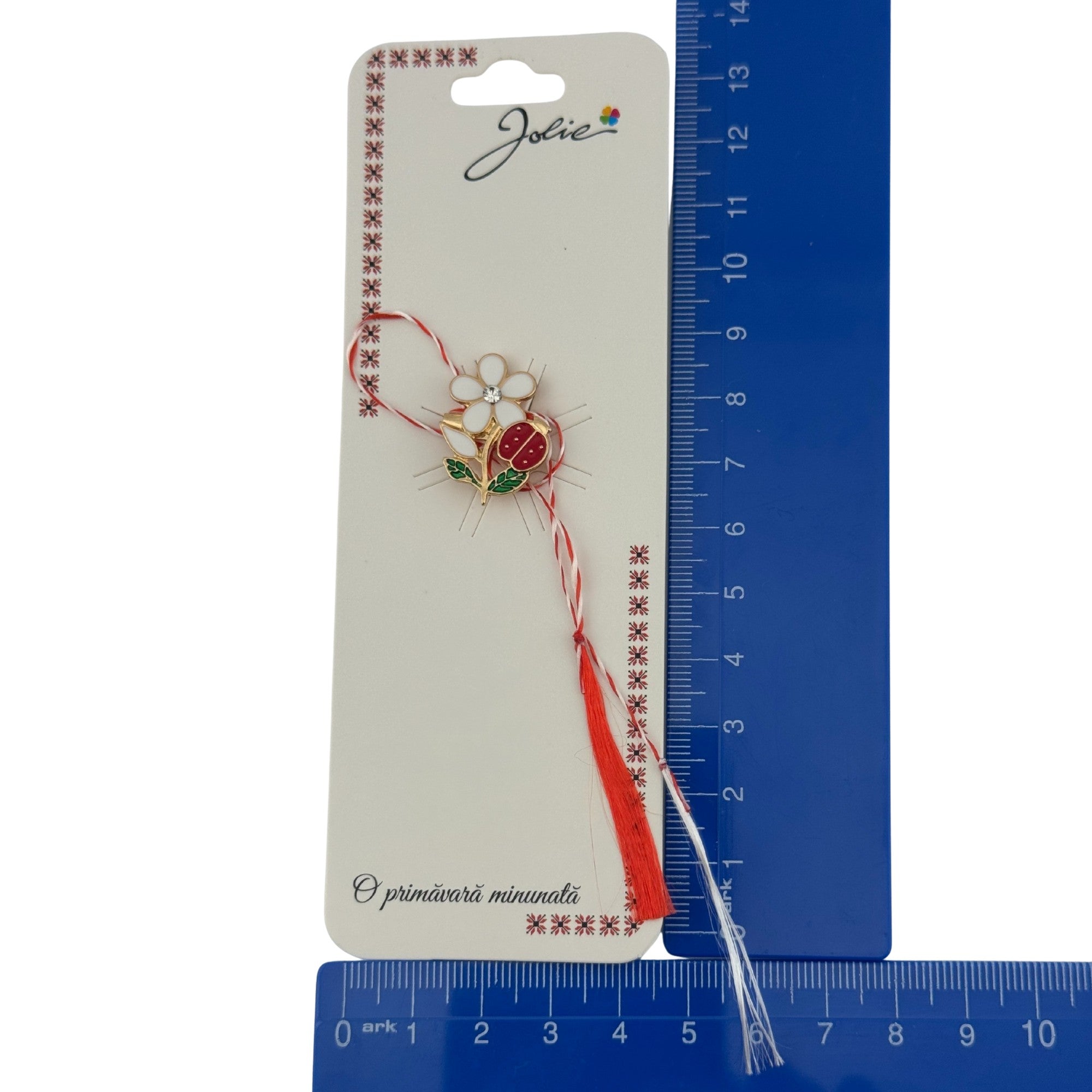 Martisor Brosa Primavara, Material Metal, Ambalaj Carton si Opp, Dimensiune Brosa aproximativ 2 - 3 cm, Model Floare