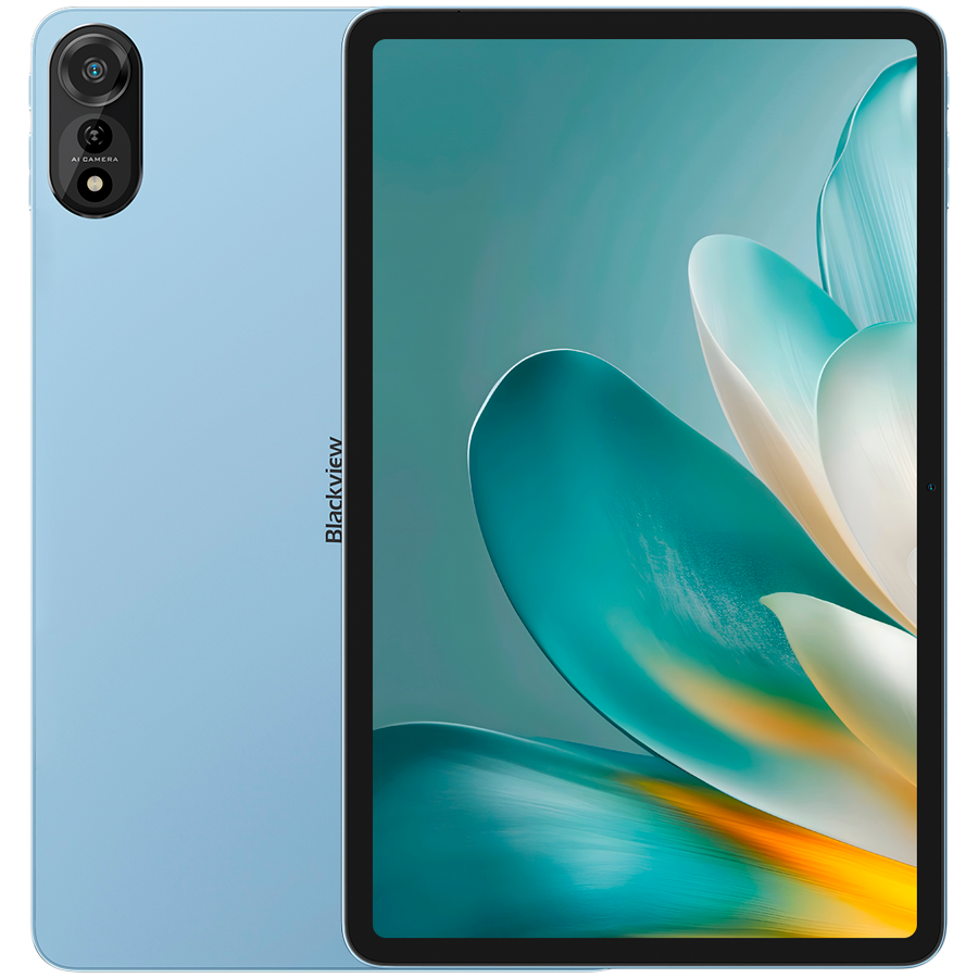 Blackview MEGA 2 WiFi 12-inch FHD 1200x2000 90Hz 12GB+256GB Allwinner A733 Octa-core 2.2GHz Cam Front 8MP Rear 16MP 9000mAh NO Charging, Android 15 Ice Blue "MEGA2WIFI_IB12_EU"