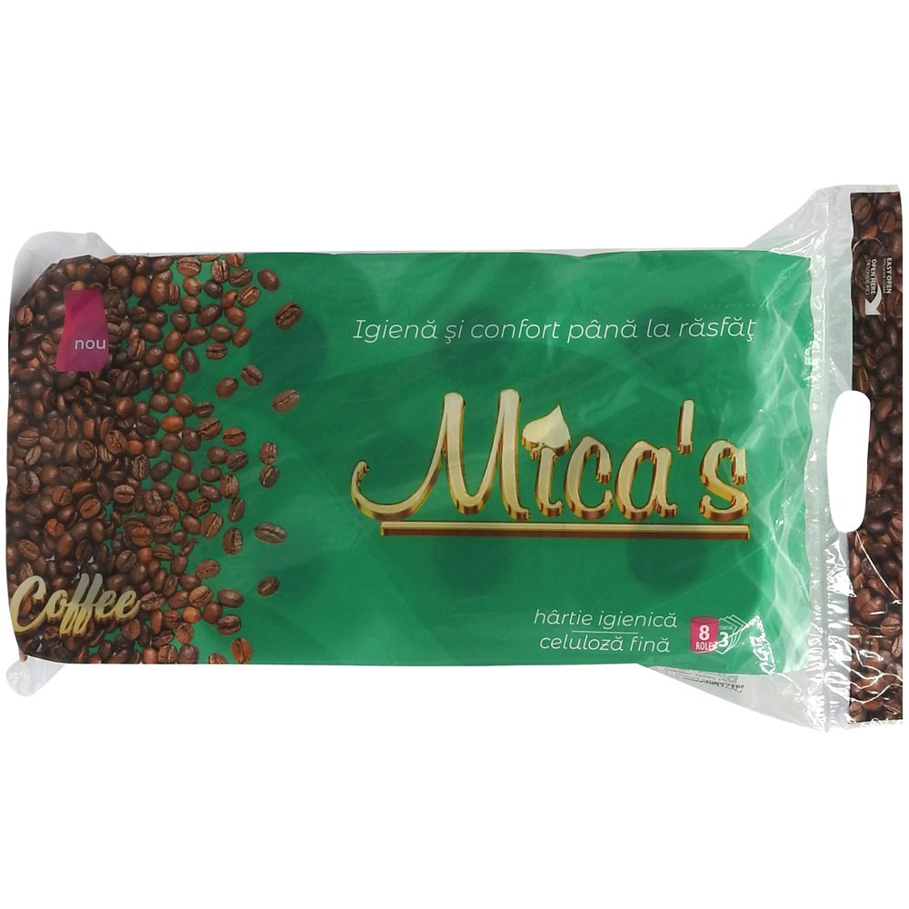 Micas Hartie Igienica 8ROLE 3STR Cafea