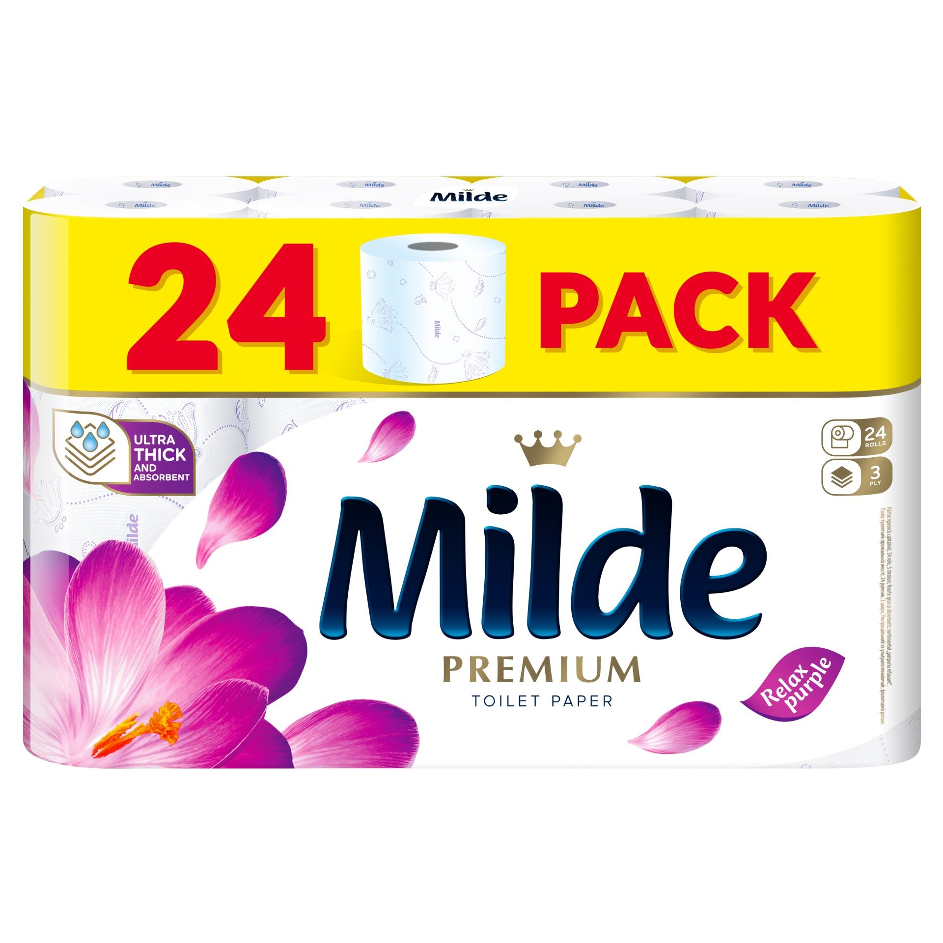 Milde Hartie Igienica 24ROLE 3STR Relax Purple