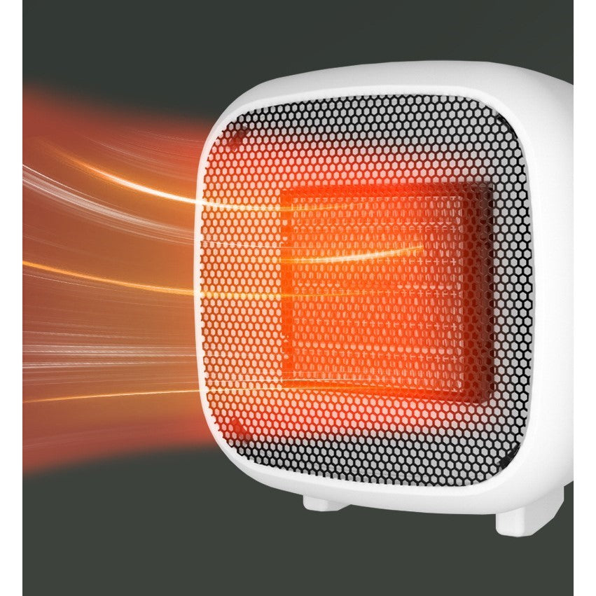 Mini radiator electric portabil, 800 W, 2 trepte, 150x120x175 mm, alb
