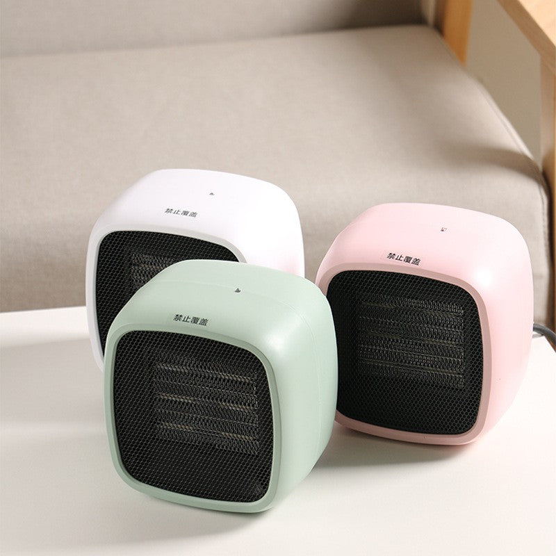 Mini radiator electric portabil, 800 W, 2 trepte, 150x120x175 mm, verde