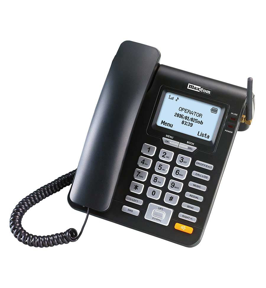 TELEFOANE MaxCom MM28DHS Black, "MM28DHS"