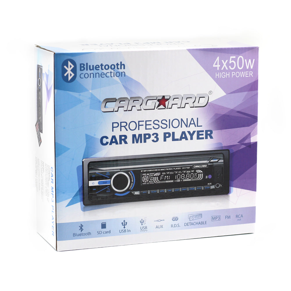 MP3 player auto cu BLUETOOTH si fata detasabila 4 x 50W - CARGUARD