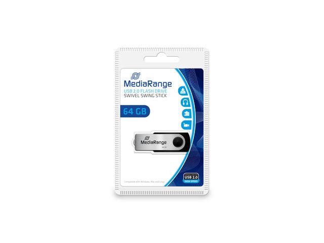 MediaRange USB 2.0 flash drive, 64GB "MR912"