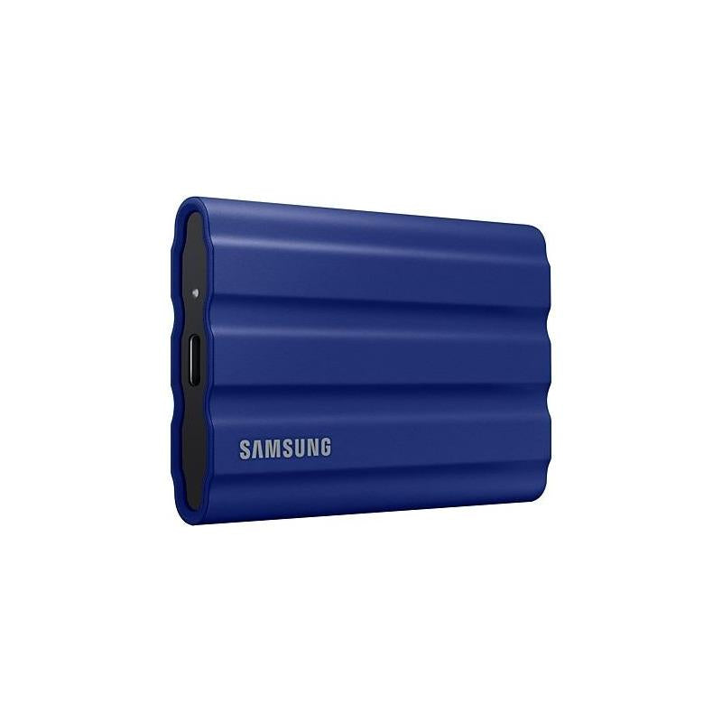 SSD. extern SAMSUNG T7 Shield, 2TB, USB 3.1 gen 1, R/W: 1050/1000 MB/s, albastru, "MU-PE2T0R/EU"