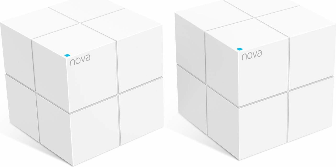 MESH TENDA Sistem wireless, AC1200. 1 x 10/100Mbps WAN, 1 x 10/100Mbps LAN on primary, dual-band AC1200Mbps (867+300), NOVA "MW6 2pack"