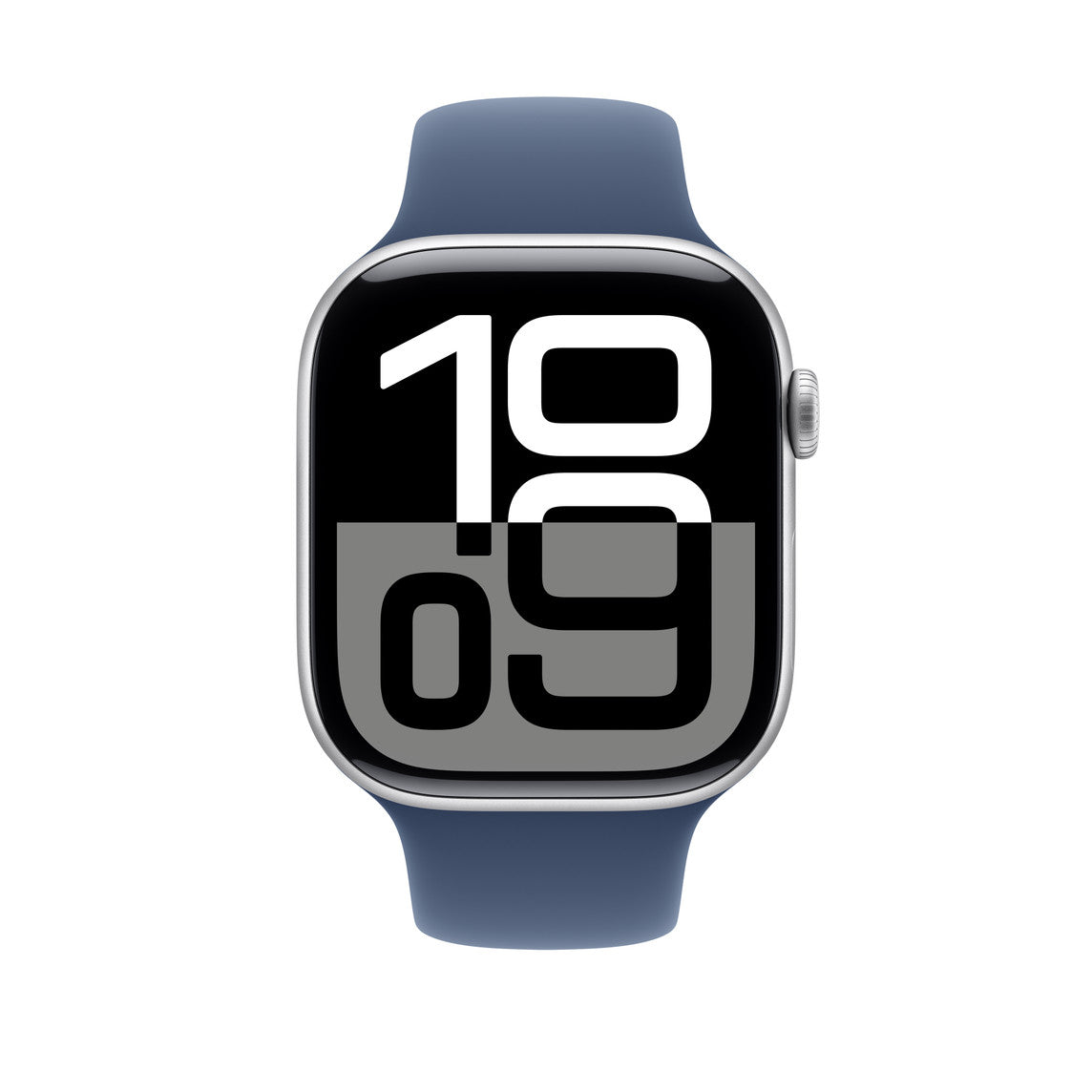 Curea Smartwatch Apple MXLV3ZM/A pentru Watch 46mm, Sport Band, S/M (Albastru) "MXLV3ZM/A"