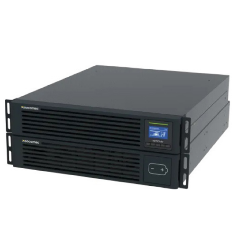 NETYS RT UPS Socomec 5000VA / 5000W, Rack 4U /Tower, online dubla conversie, unda sinusoidala, LCD, RS232 MODBUS protocol, USB port, Parallel port,card SNMP optional "NRT4-050K"