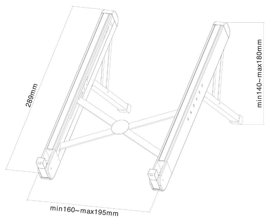 Neomounts Newstar foldable laptop stand Silver "NSLS010"