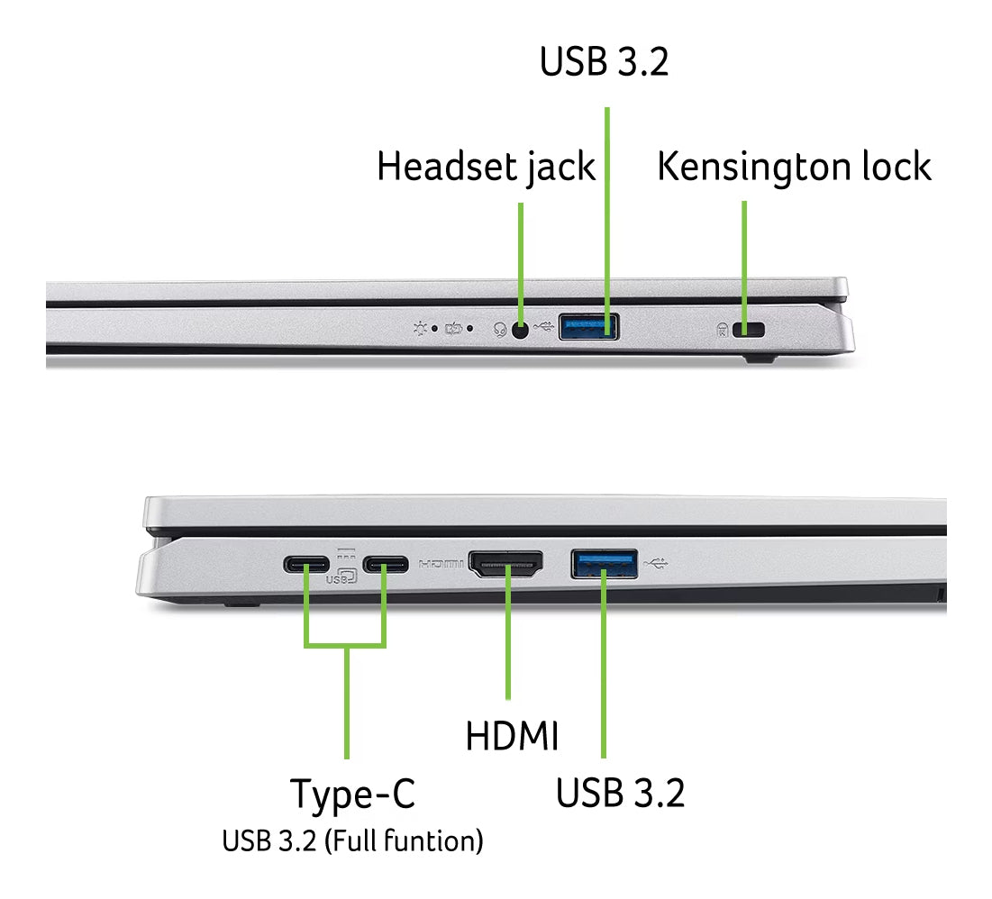 NB AG15-71P CI5-13420H 15"/16GB/1TB NX.J6SEX.00U ACER "NX.J6SEX.00U" (timbru verde 3.5 lei)