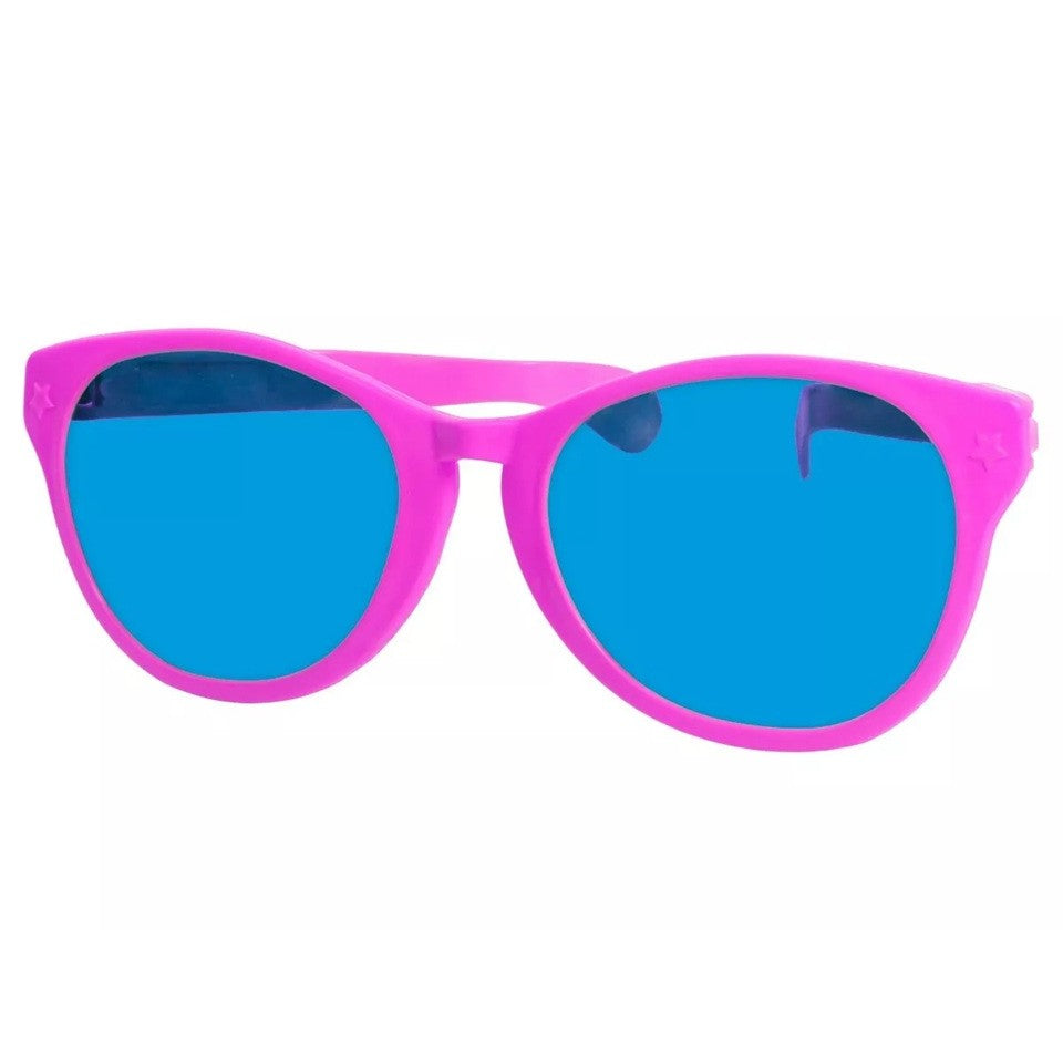 Ochelari Deghizare, Marime Exagerata, din Plastic, 26 x 9 cm, Roz