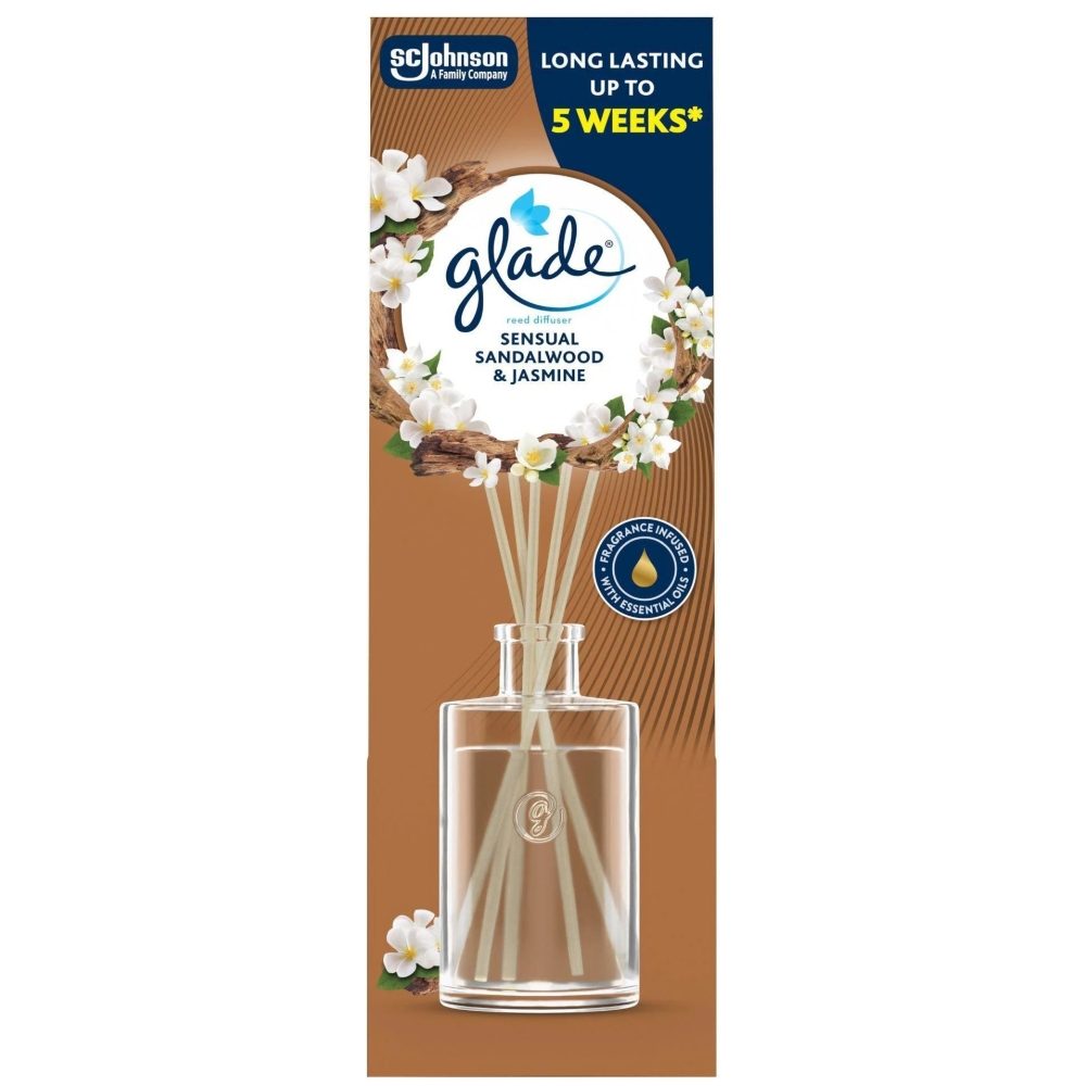 Odorizant Camera cu Difuzor, Glade, 50 ml Sandalwood si Bali