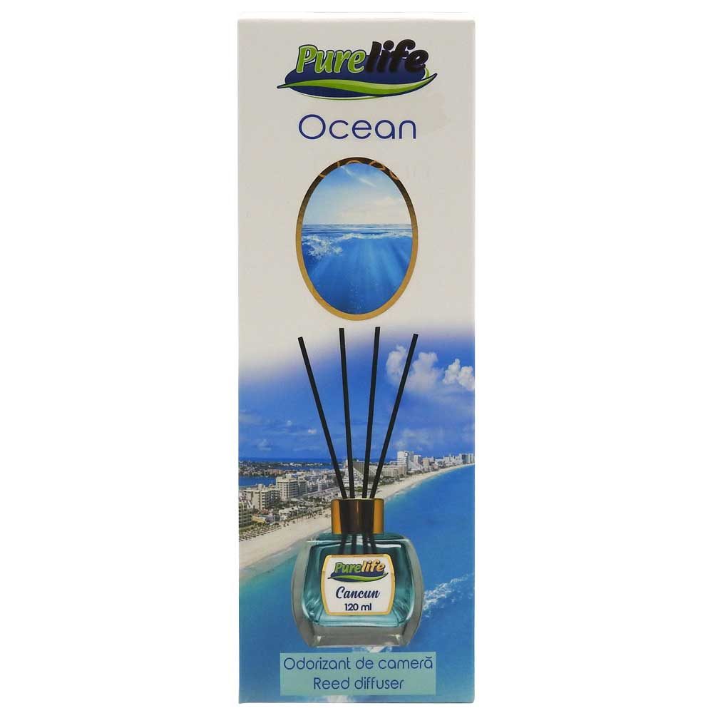 Odorizant Camera cu Difuzor, Pure Life, 120 ml Cancun