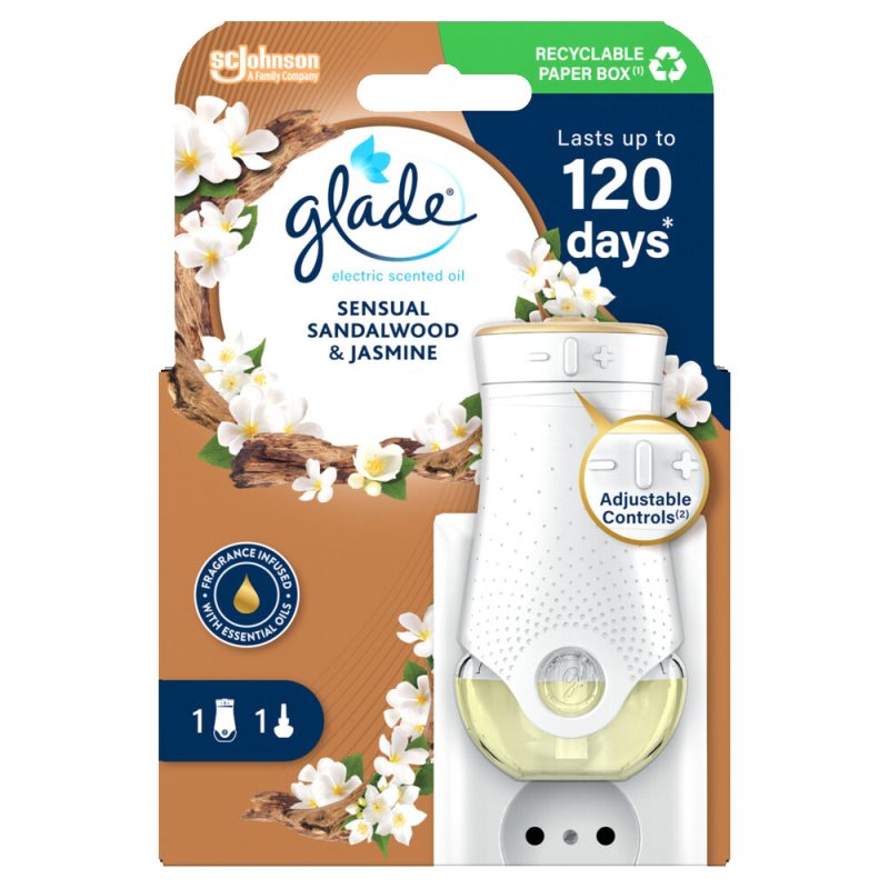 Odorizant, Glade, Camera Ap, Rezerva 20 ml Sensual Sandalwood Jasmine