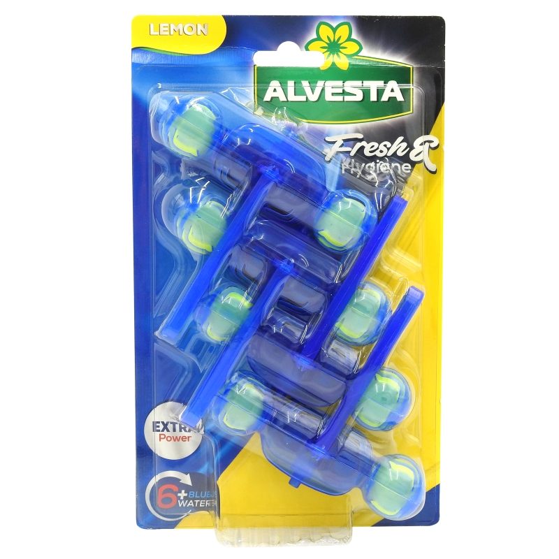 Odorizant WC, Alvesta, Bile 4 X 55 g Color Lemon