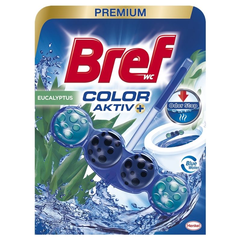 Odorizant WC, Bref, Bile Color Aktiv 50 g Eucalyptus