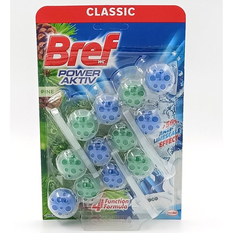 Odorizant WC, Bref, Bile Power Aktiv 3 X 50 g Pine