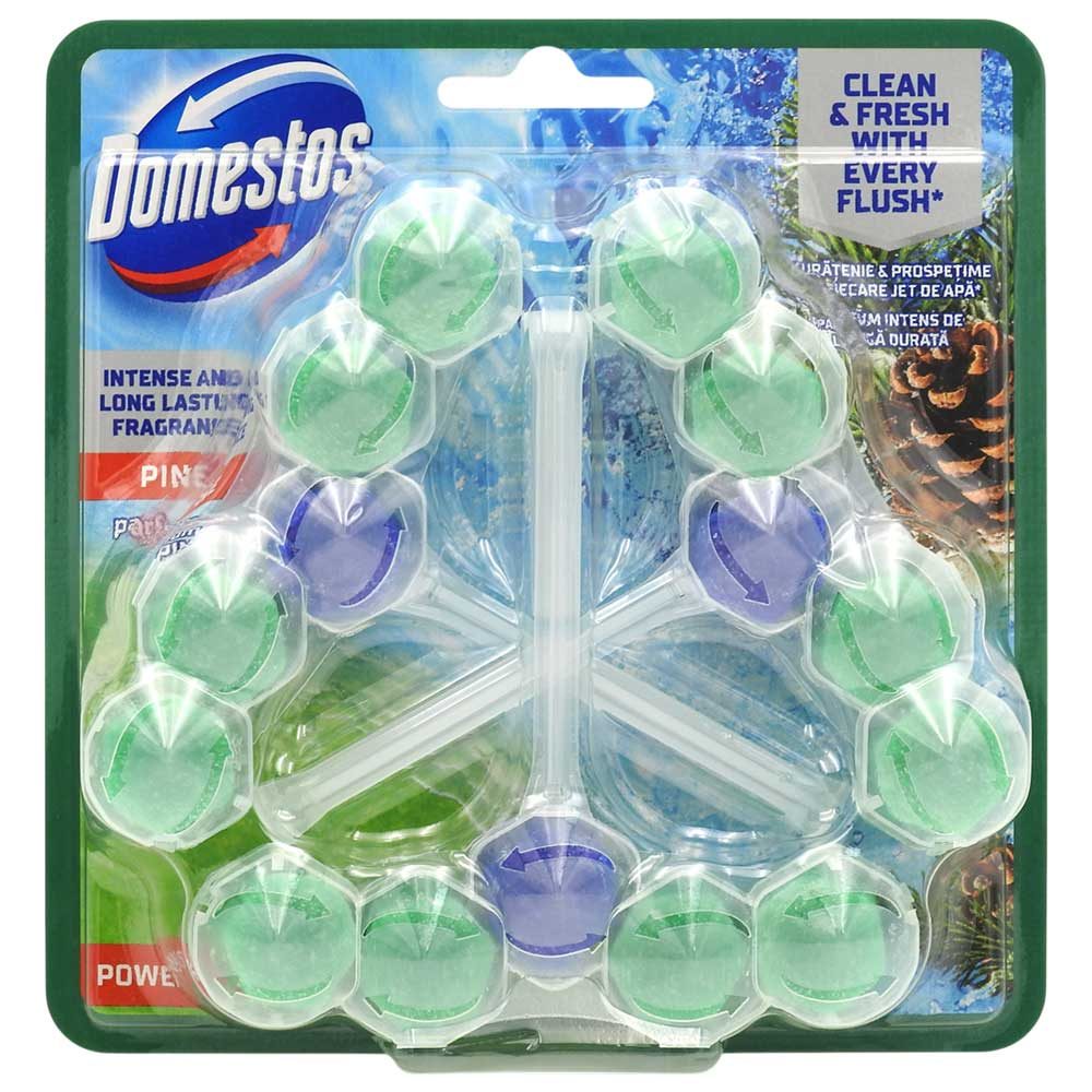 Odorizant WC, Domestos, Bile 3 X 50 g Power 5 Pin