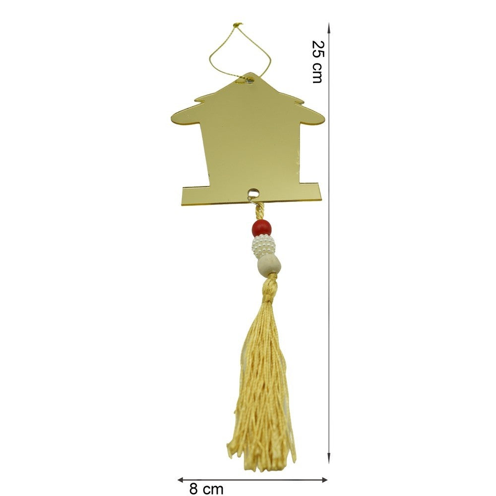 Ornament brad, Brad, Auriu, Lucios, 8*25CM, Acril, Interior/ Exterior