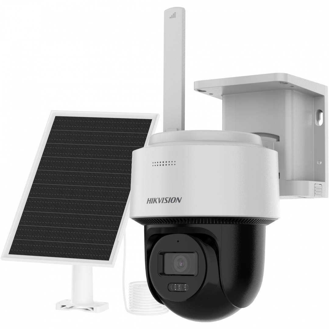 Hikvision CAMERA IP BULLET 4MP CU PANOU SOLAR