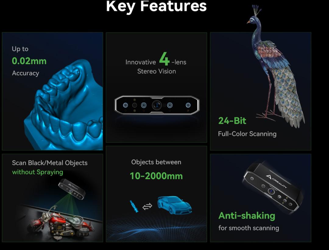 Creality 3D Scanner CR-SCAN Otter (creality 3D Scanner CR-SCAN Otter)