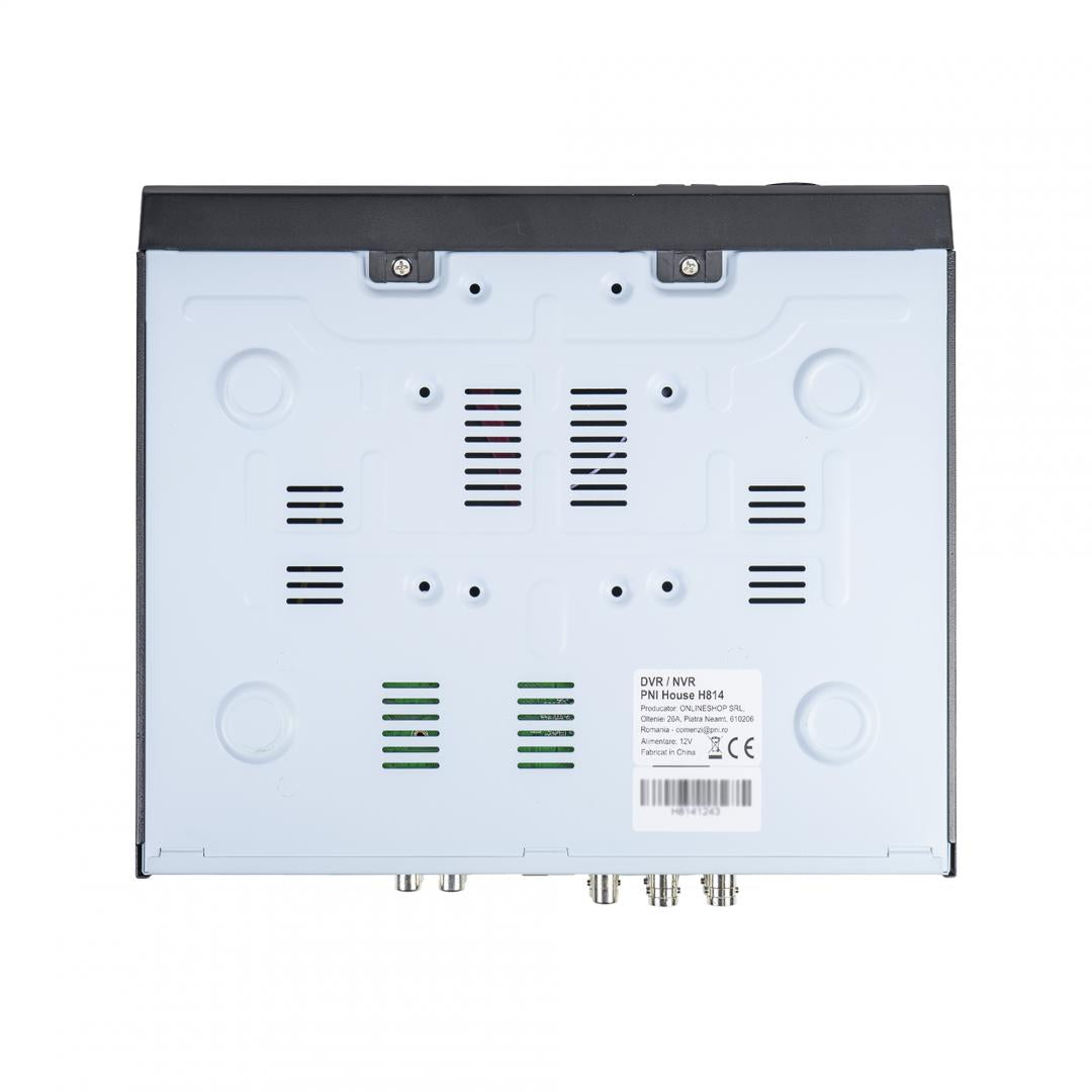 Pni DVR HOUSEH814 4 Canale 5MP (DVR / NVR Pni House H814 - 16 canale IP full HD 1080P sau 4 canale analogice 5MP)