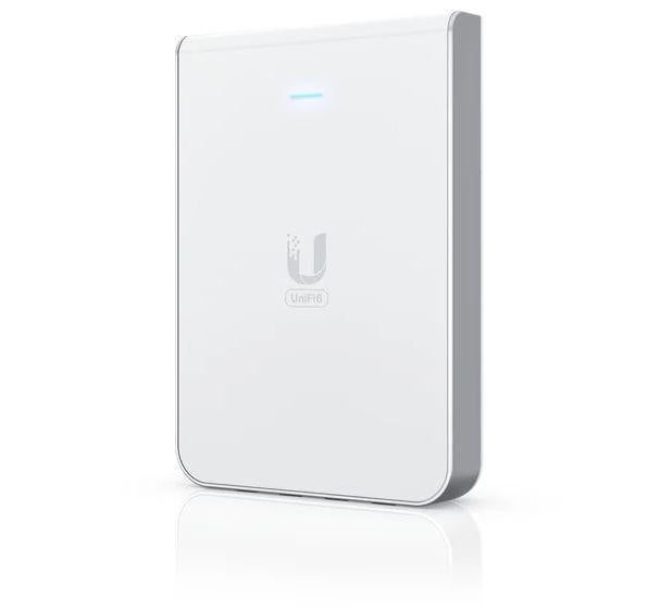 UBIQUITI Unifi6 In Wall Access Point, U6-in, Dual-Band WIFI6, 2.4 GHz 573.5 Mbp, antena 5dbi, 5 GHz 4.8 Gbps, antenna 5.9dbi, standard wireless: 802.11a/b/g WiFi 4/WiFi 5/WiFi 6, 300+ clienti, interfa management- Bluetooth,POE, dimensiuni: 139.66 x 96 x 3