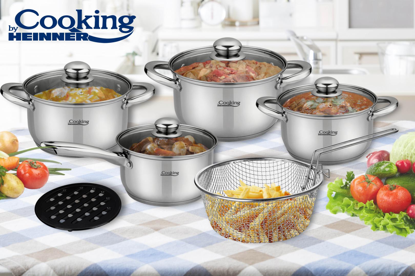 Heinner SET GATIT INOX 10 PIESE, MADELINE