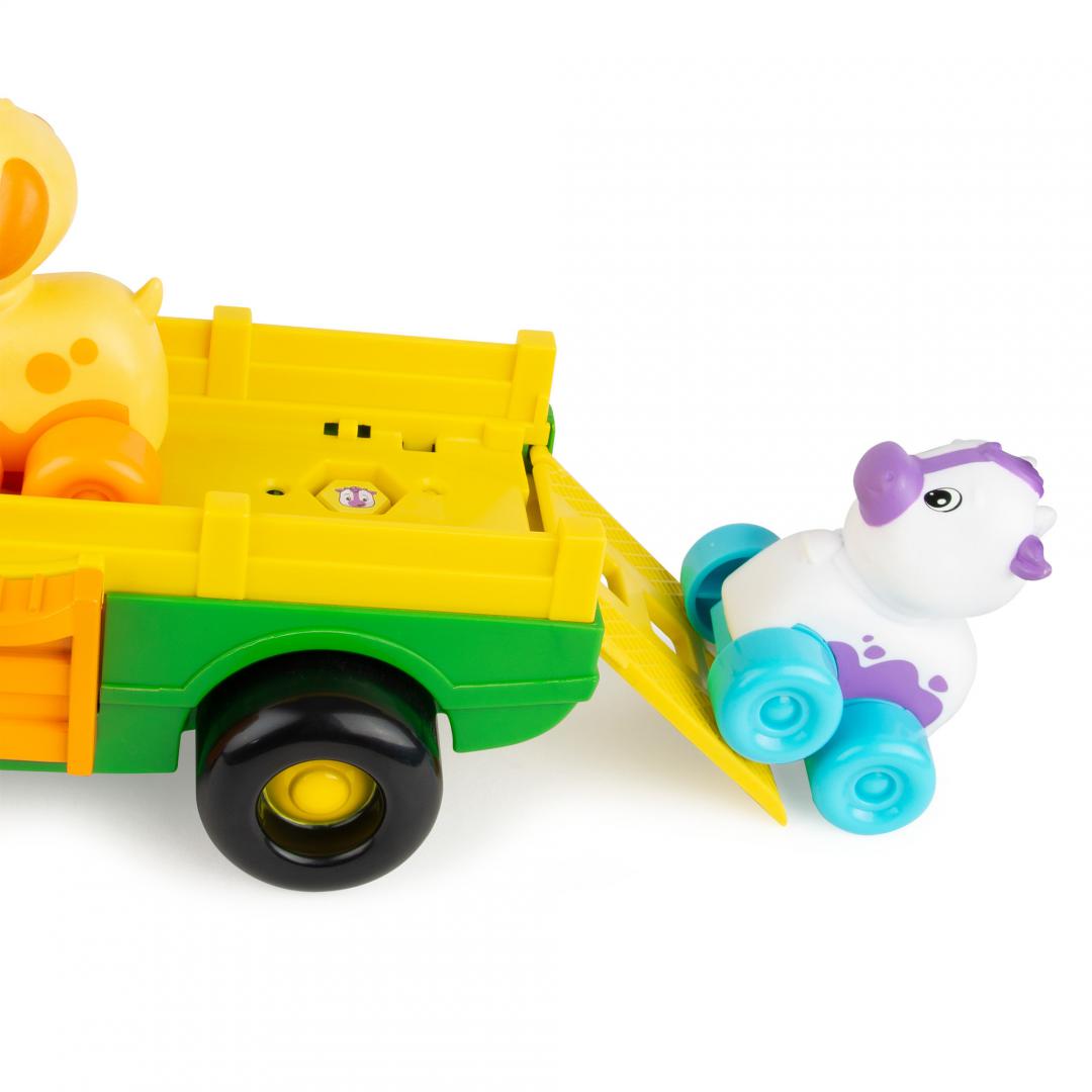 Tractoras cu Remorca,animalute si Sunete (tractoras cu Remorca)
