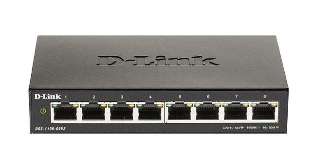 D-Link DLINK SW 8P-GB POE EASY-SMART DESK V2