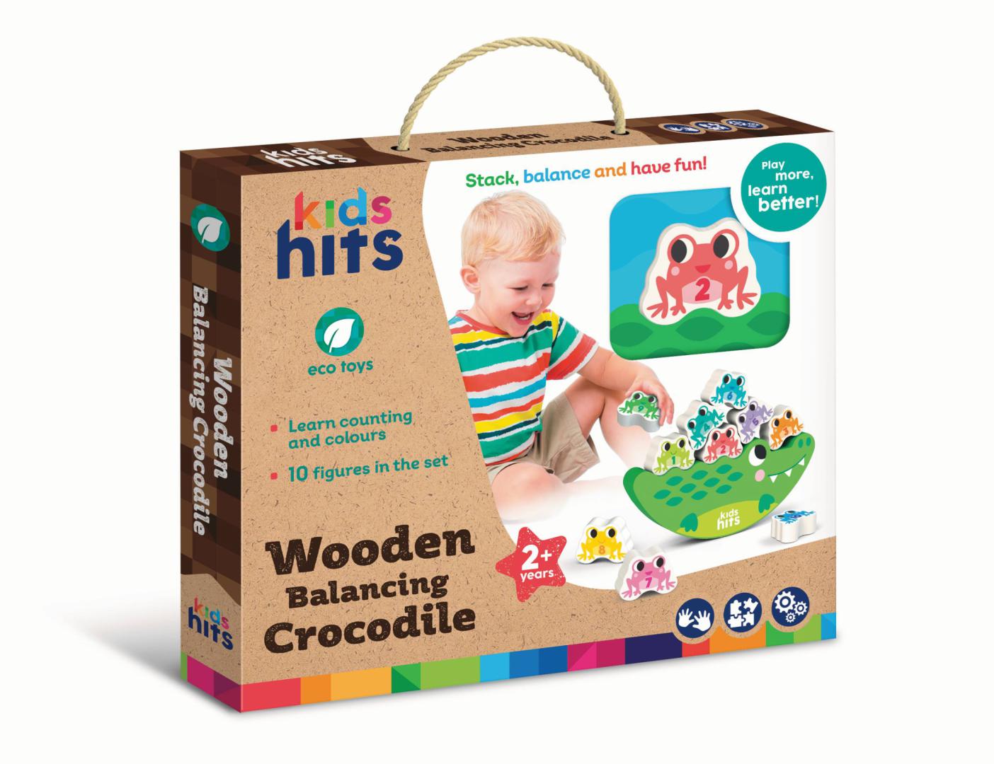 Kids Hits CROCODIL DE BALANSARE, JUCARIE LEMN