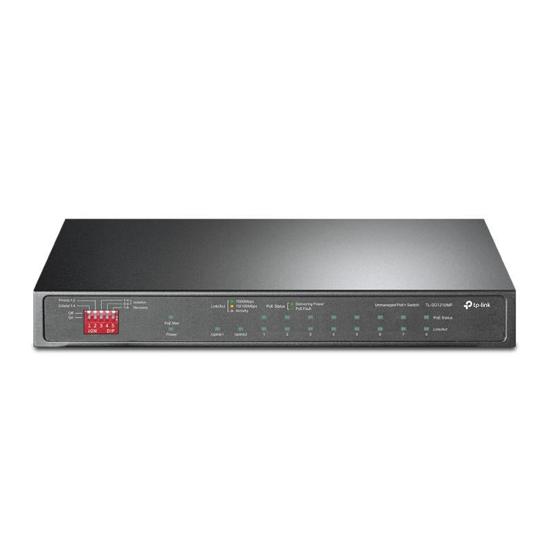TP-Link TPL SW 10P-GB 8 POE UNMANAGED SWITCH