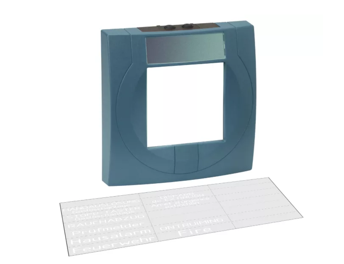 Hw Carcasa Buton cu Geam Albastru 704901 (hw Carcasa buton cu geam albastru s.RAL5015)