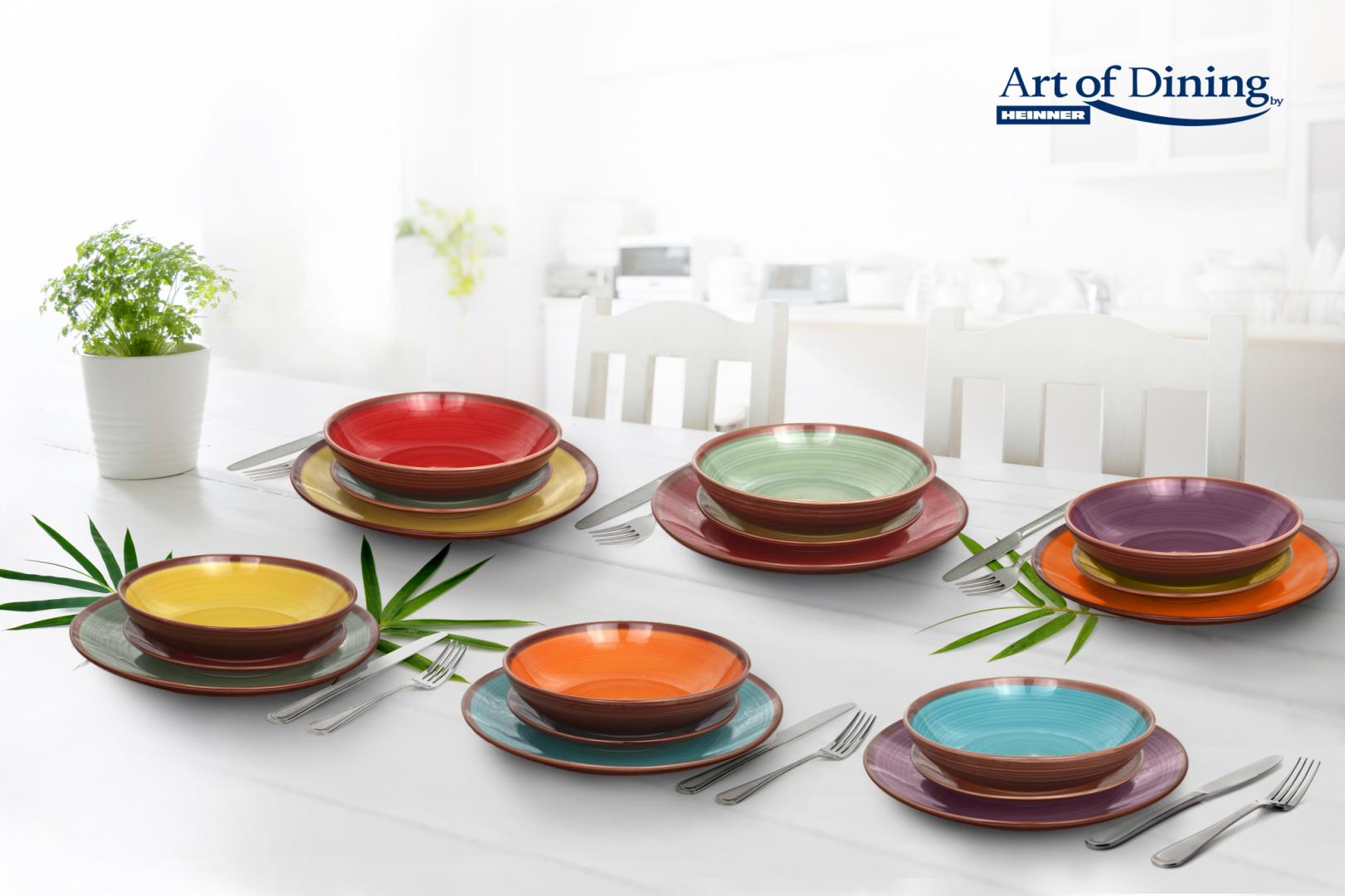 Heinner SERVICIU MASA CERAMICA 18PCS, AQUARELLE
