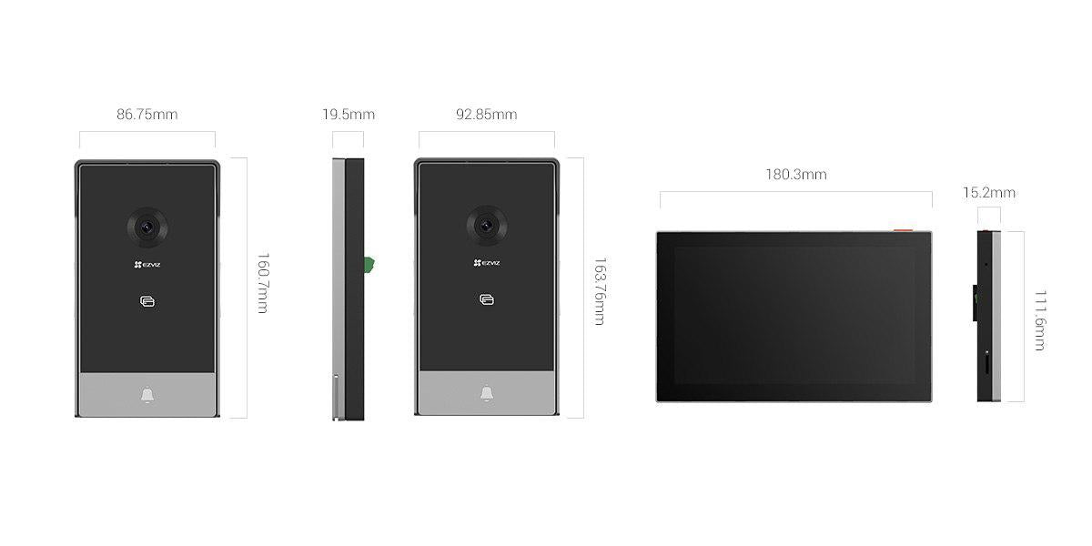 EZVIZ KIT VIDEOINTERFON SMART HOME 2MP