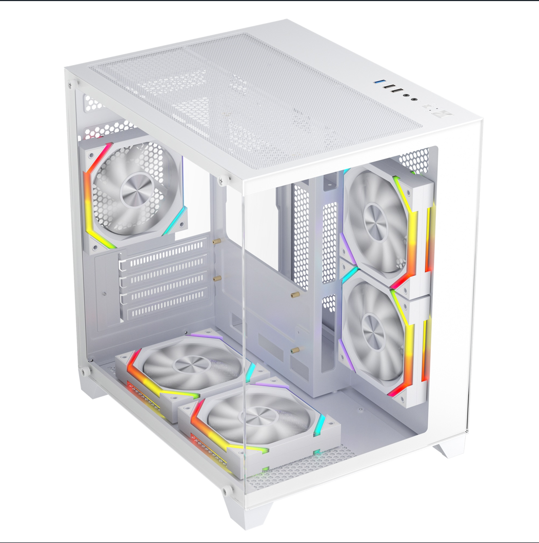 Carcasa 1STPLAYER Gaming BV5 White (Carcasa 1stPLAYER® Gaming BV5-wh)