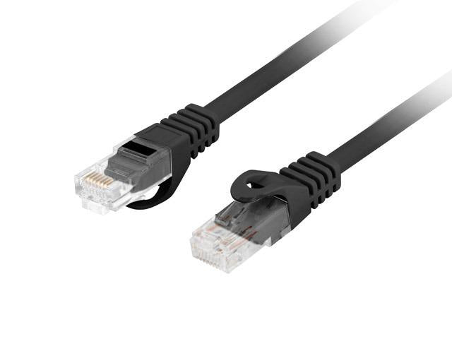 Patch cord Cat.6 UTP LSZH Cu 5 m negru, Fluke Passed