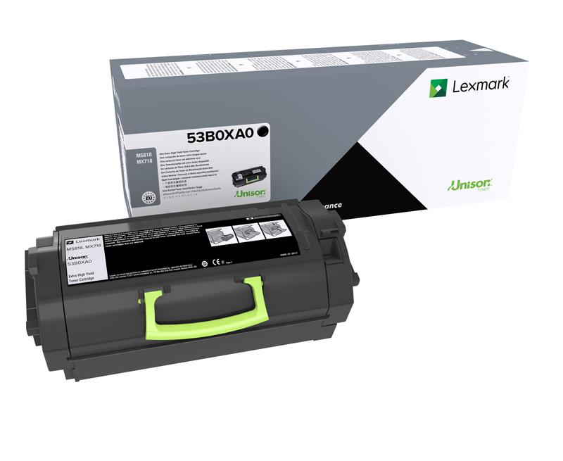Lexmark 53B0XA0 Black Toner (Toner Lexmark 53B0XA0)
