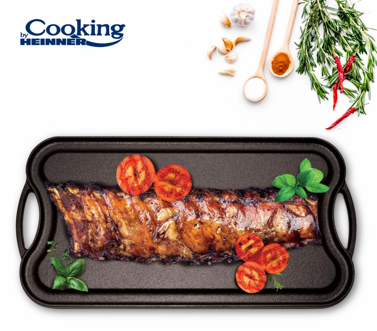 Heinner TAVA GRILL/PLITA FONTA PURA,51X26X2.5 CM