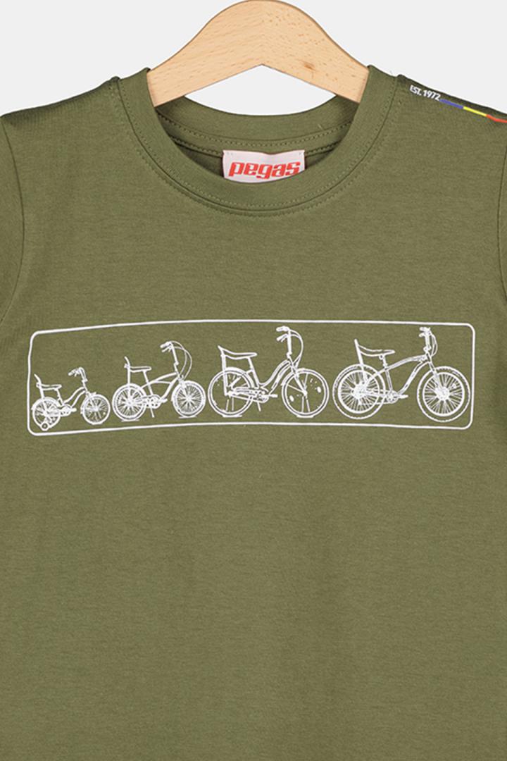 TRICOU MULTIBIKE PEGAS COPII KHAKI-6