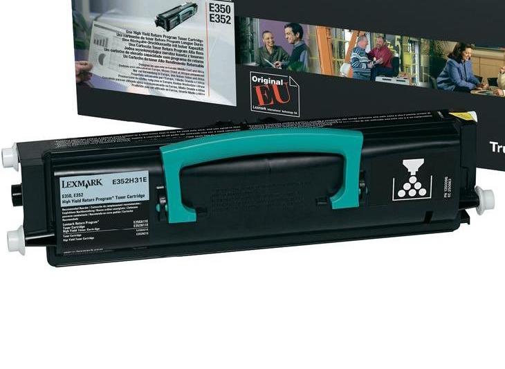 Lexmark E352H31E Black Toner (Toner Lexmark E35x)
