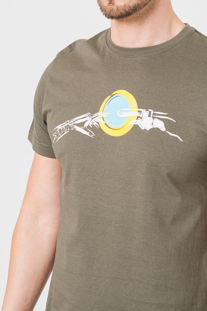 Pegas TRICOU CASUAL MANA BICICLETA BARBATI CAS