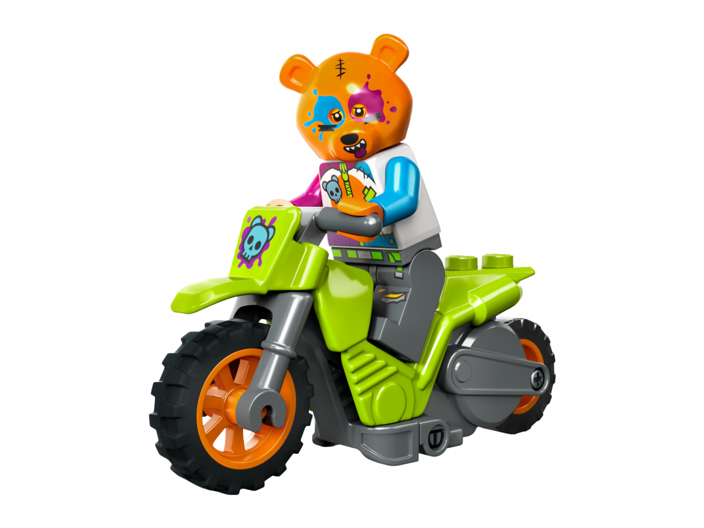 Moto. de Cascadorie cu Urs, Lego 60356 (60356 Motocicletă de cascadorie cu urs)