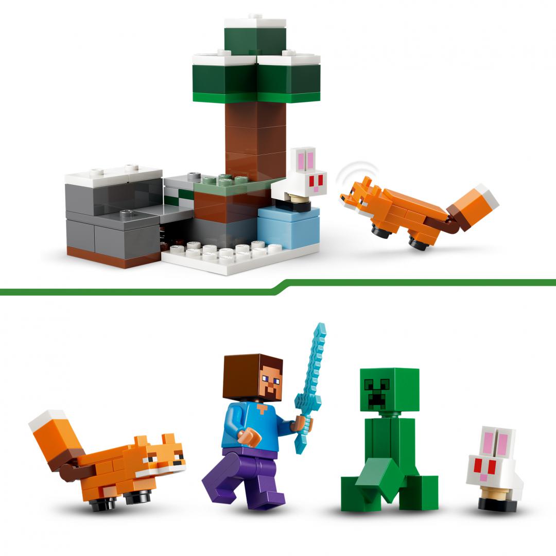 Aventura din Taiga Lui Steve LEGO21583 (aventura din Taiga a Lui Steve LEGO21583)