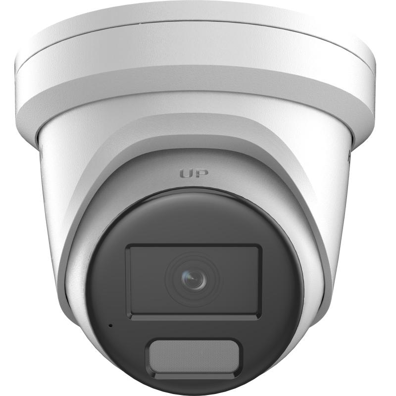 Camera de supraveghere IP Turret 4MP Powered by Darkfighter Hikvision DS-2CD2346G2H-IU(2.8MM)(EF), lentila fixa: 2.8mm, iluminare min.: Color: 0.0008 Lux @ (F1.0, AGC ON),B/W: 0 Lux cu IR: 30m, microfon incorporat, slot card de memorie: microSD/microSDHC/