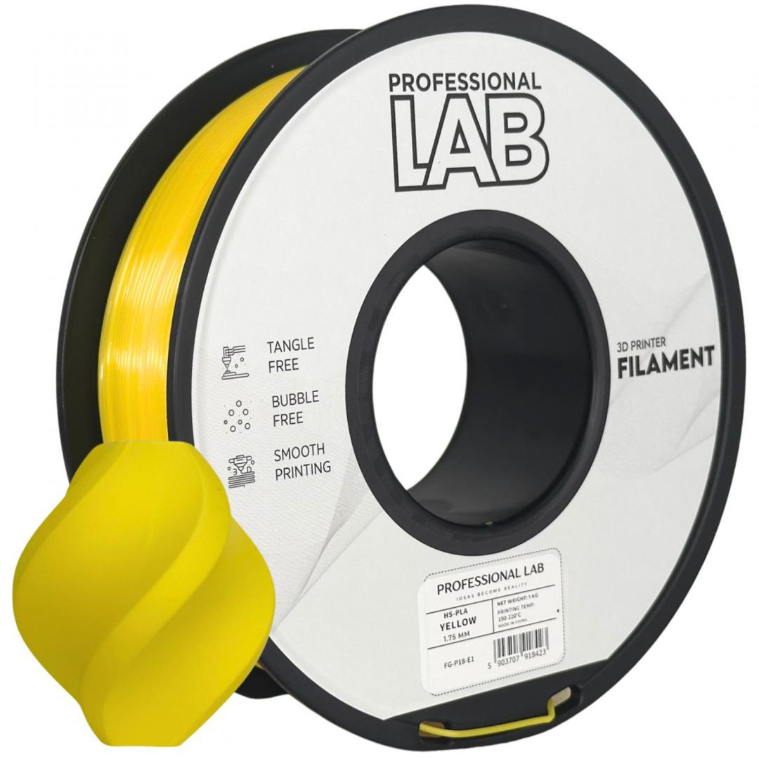 Prof. Lab 3D Filament 1KG HS-PLA Yellow (Filament 3D Proffesional Lab)