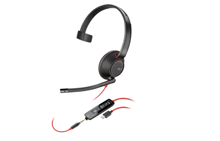 Poly Bw 5210 USB-C Hs +3.5mmP +USB-C/A (Casti Head-band HP Blackwire 5210)