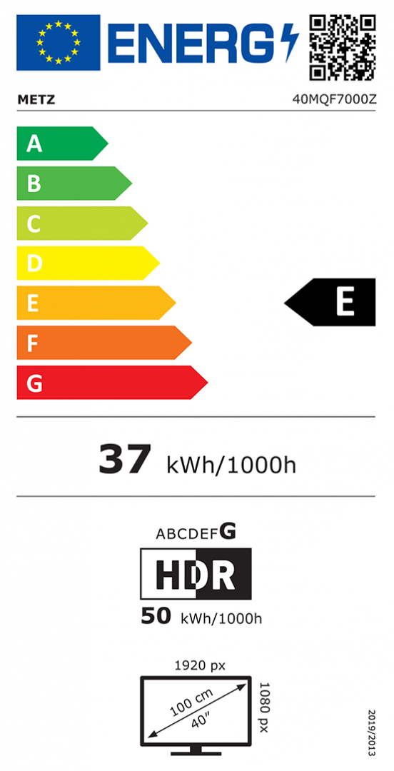 Qled TV FHD 40"(100CM) Metz 40MQF7000Z (Televizor Metz Qled 40MQF7000Z)